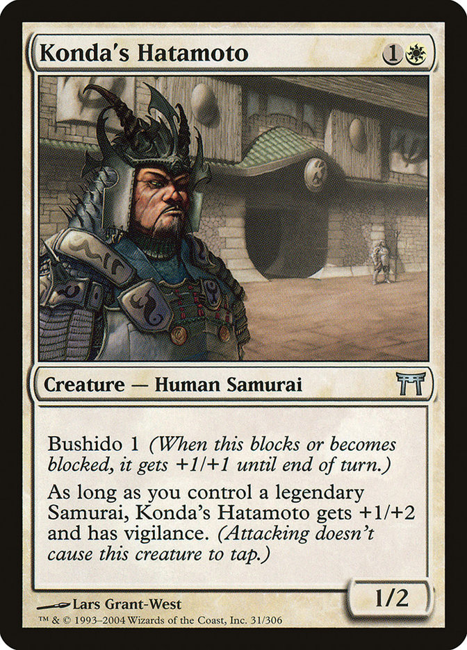 Konda's Hatamoto 31 (Champions of Kamigawa)  - Foil | Good Games Adelaide SA