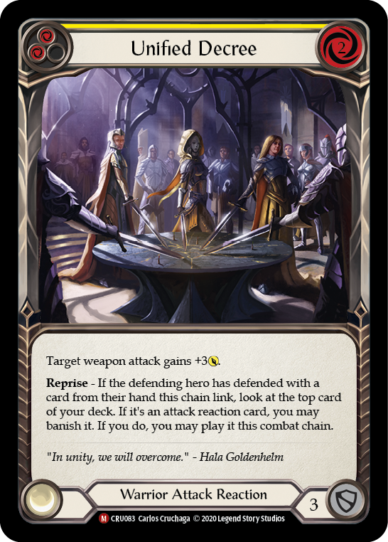 Unified Decree [CRU083] 1st Edition Normal | Good Games Adelaide SA