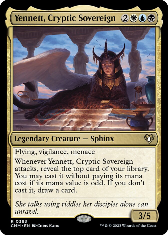 Yennett, Cryptic Sovereign 363 (Commander Masters)  - Foil | Good Games Adelaide SA