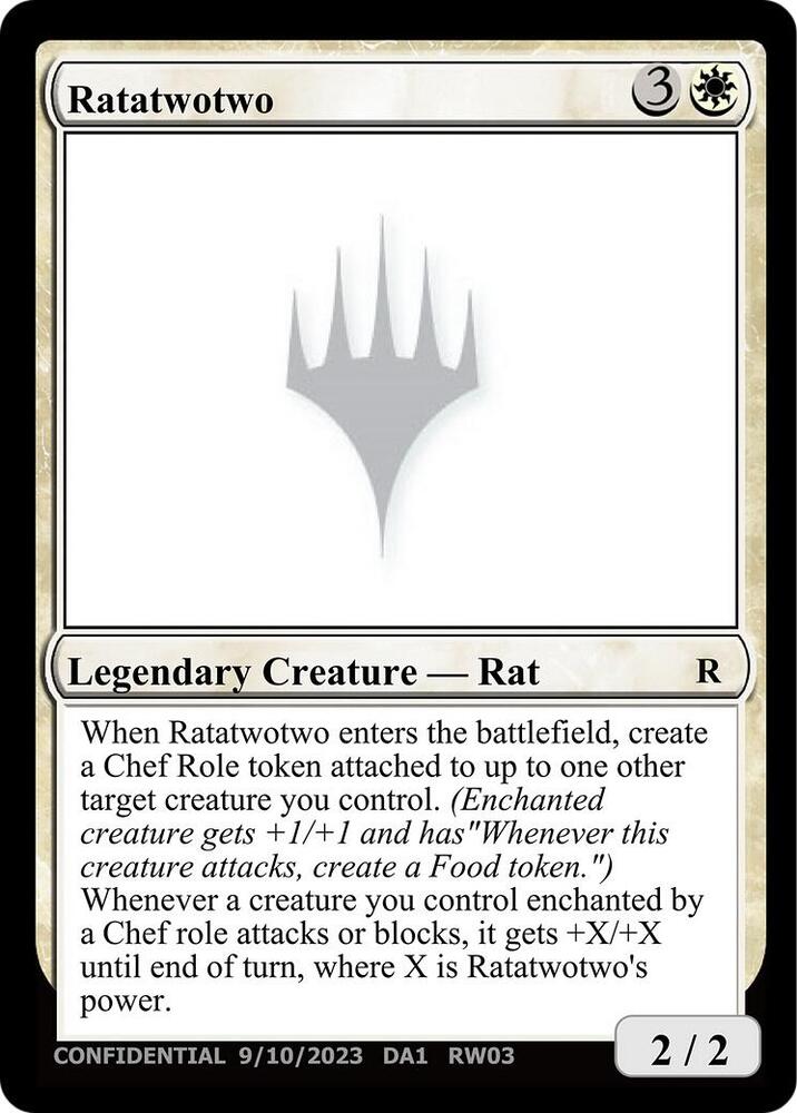 Ratatwotwo  (Un-Known Event Playtest Cards)  | Good Games Adelaide SA