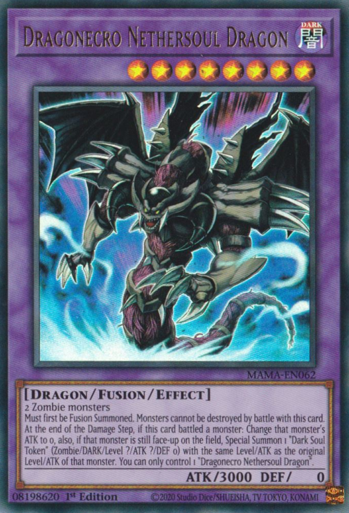 Dragonecro Nethersoul Dragon [MAMA-EN062] Ultra Rare | Good Games Adelaide SA