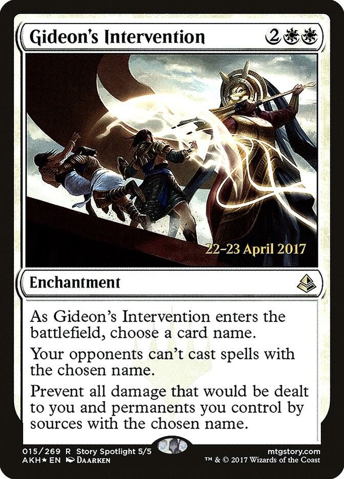 Gideons Intervention 15 (Prerelease Cards)  - Foil | Good Games Adelaide SA