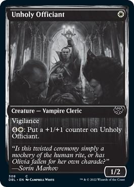 Unholy Officiant 308 (Innistrad: Double Feature)  - Foil | Good Games Adelaide SA