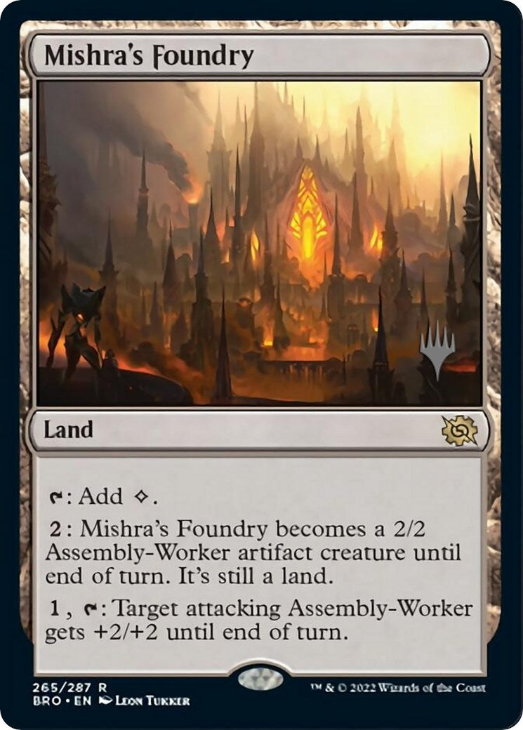 Mishra's Foundry (Promo Pack) [The Brothers' War Promos] | Good Games Adelaide SA