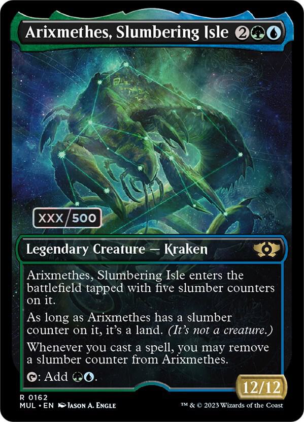 Arixmethes Slumbering Isle Serial Numbered 162 (March of the Machine: Multiverse Legends)  - Foil | Good Games Adelaide SA