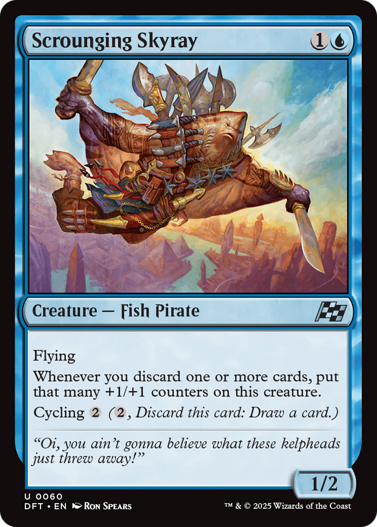 Scrounging Skyray [Aetherdrift] | Good Games Adelaide SA