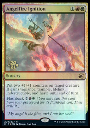Angelfire Ignition [Innistrad: Midnight Hunt Prerelease Promos] | Good Games Adelaide SA
