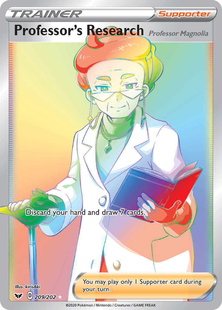 Professor's Research (209/202) [Sword & Shield: Base Set] | Good Games Adelaide SA