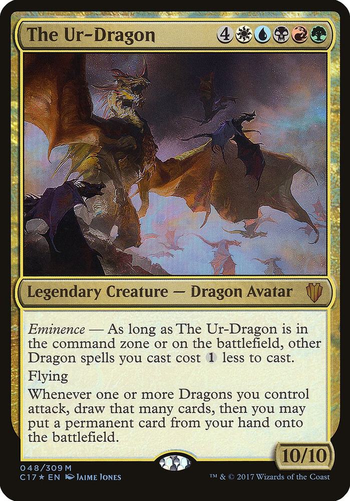 The Ur-Dragon 48 (Oversize Cards)  - Foil | Good Games Adelaide SA