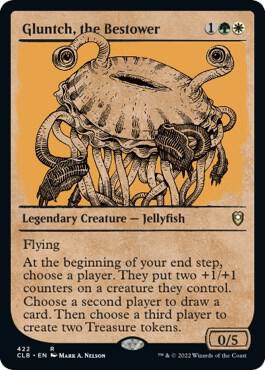 Gluntch the Bestower Showcase 422 (Commander Legends: Battle for Baldur's Gate)  - Foil | Good Games Adelaide SA