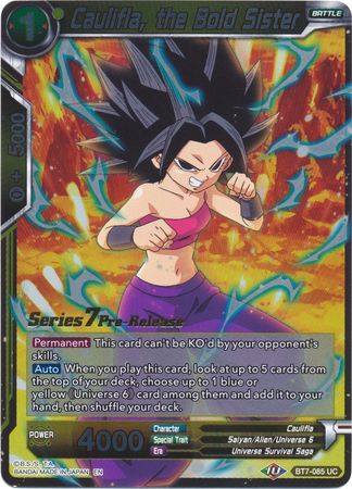 Caulifla, the Bold Sister (Assault of the Saiyans) [BT7-085_PR] | Good Games Adelaide SA