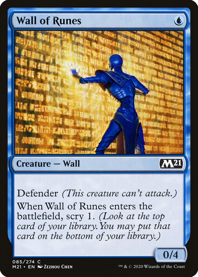 Wall of Runes [Core Set 2021] | Good Games Adelaide SA