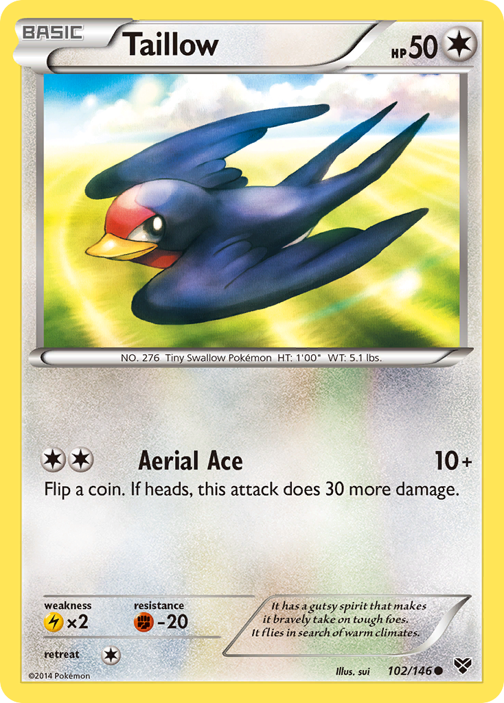 Taillow (102/146) [XY: Base Set] | Good Games Adelaide SA