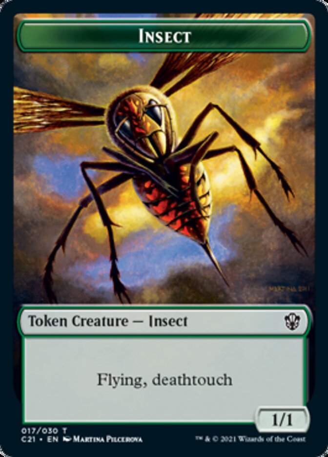 Beast (011) // Insect Token [Commander 2021 Tokens] | Good Games Adelaide SA