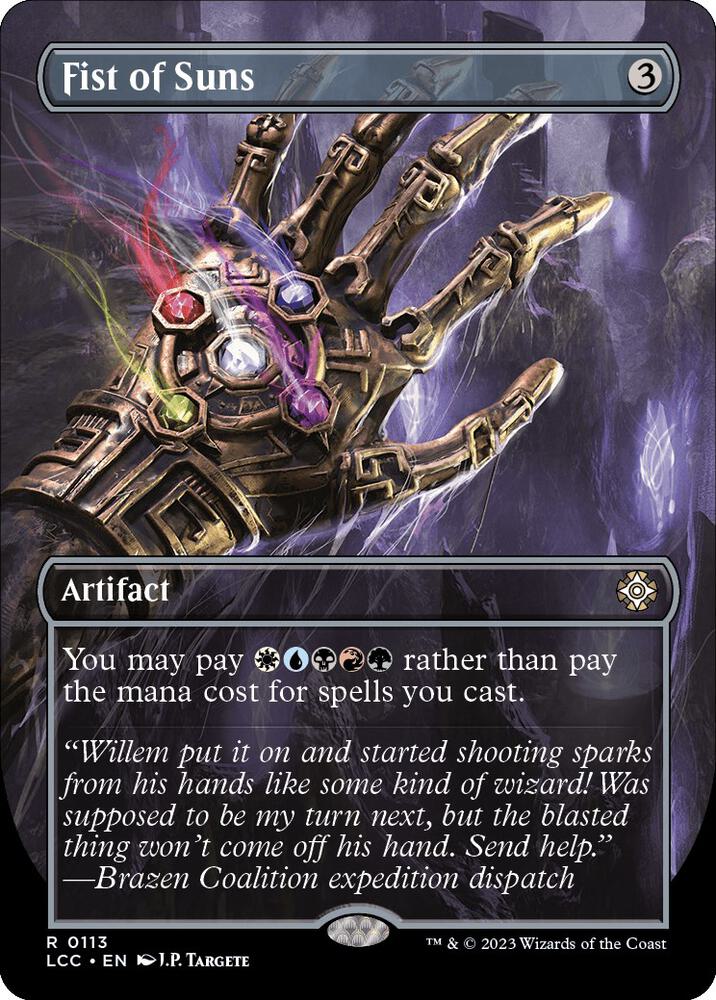 Fist of Suns 113 (Commander: The Lost Caverns of Ixalan)  - Foil | Good Games Adelaide SA