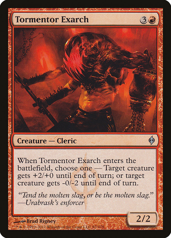 Tormentor Exarch 97 (New Phyrexia)  - Foil | Good Games Adelaide SA