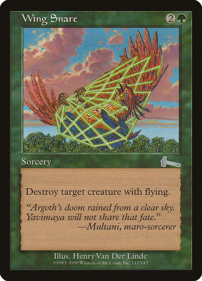 Wing Snare 117 (Urza's Legacy)  - Foil | Good Games Adelaide SA