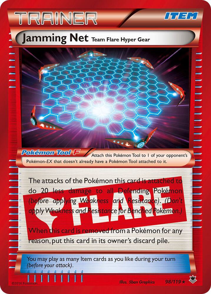Jamming Net 98/119 (XY - Phantom Forces)  - Holofoil | Good Games Adelaide SA