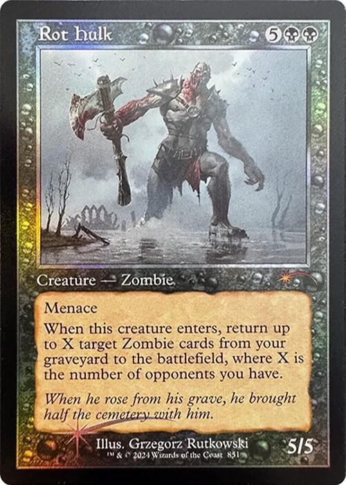 Rot Hulk Retro Frame 851 (Secret Lair Drop Series)  - Foil | Good Games Adelaide SA