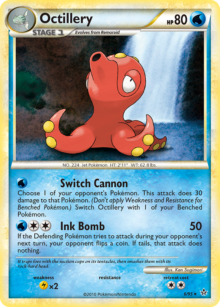 Octillery (6/95) [HeartGold & SoulSilver: Unleashed] | Good Games Adelaide SA