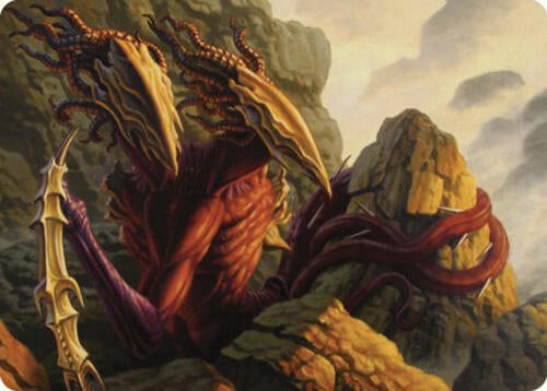 Two Headed Sliver Art Card 79 (Art Series: Commander Masters)  | Good Games Adelaide SA