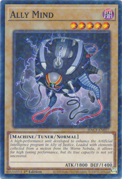 Ally Mind (Duel Terminal) [HAC1-EN077] Common | Good Games Adelaide SA