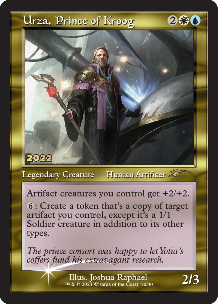 Urza Prince of Kroog 30 (30th Anniversary Promos)  - Foil | Good Games Adelaide SA