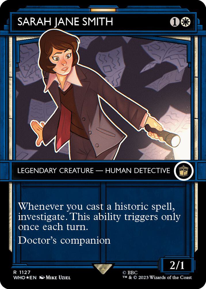 Sarah Jane Smith 1127 (Universes Beyond: Doctor Who)  - Foil | Good Games Adelaide SA