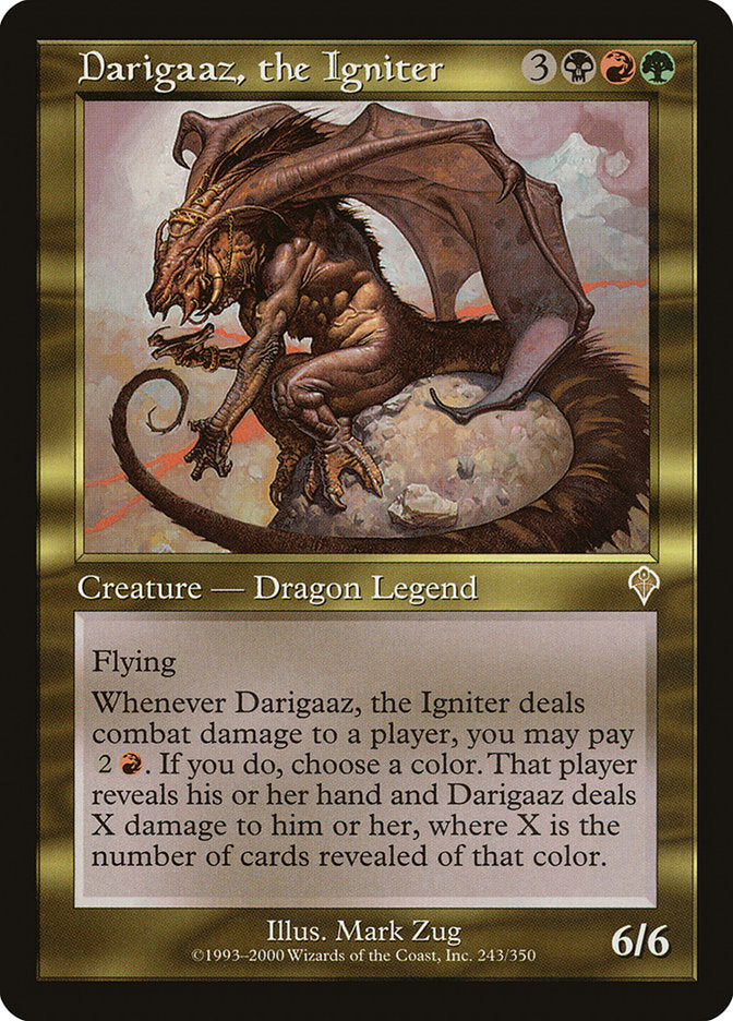Darigaaz, the Igniter [Invasion] | Good Games Adelaide SA