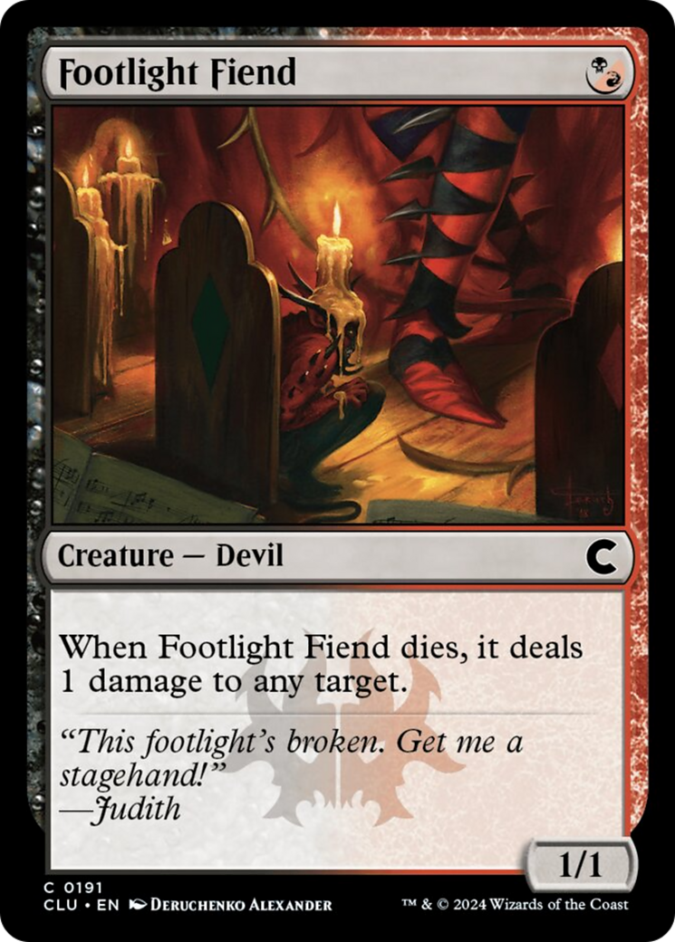 Footlight Fiend [Ravnica: Clue Edition] | Good Games Adelaide SA