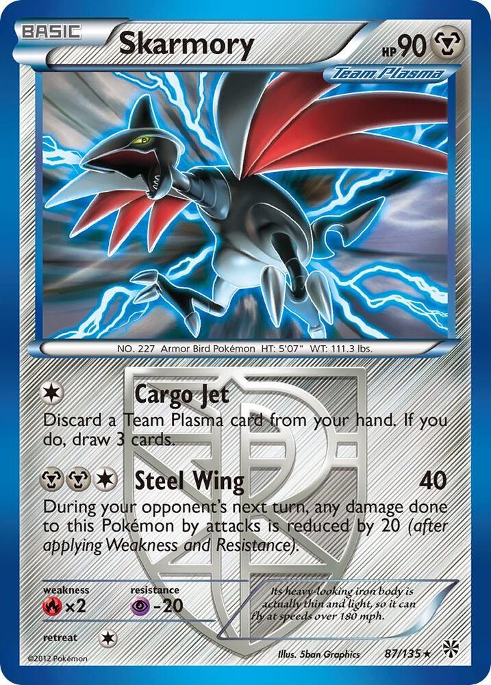 Skarmory Team Plasma 87/135 (Plasma Storm)  | Good Games Adelaide SA