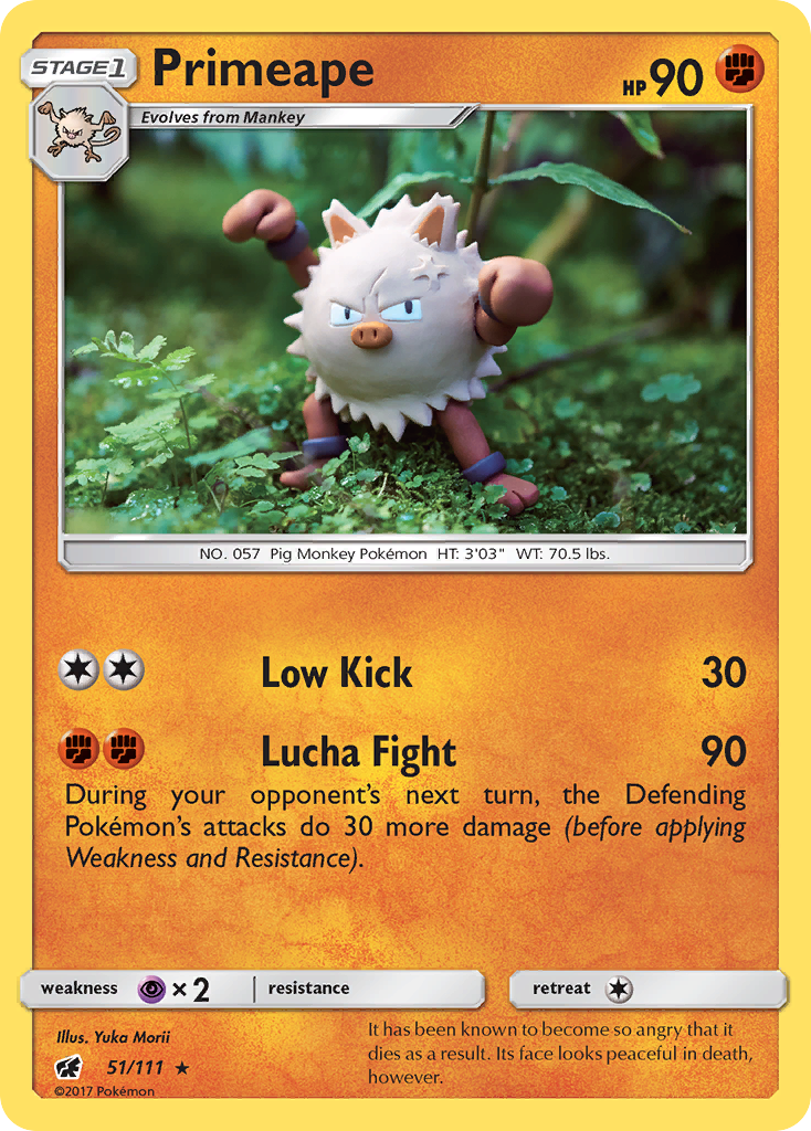 Primeape (51/111) [Sun & Moon: Crimson Invasion] | Good Games Adelaide SA