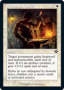 Blacksmiths Skill Retro Frame Foil Etched 381 (Modern Horizons 2)  - Foil | Good Games Adelaide SA