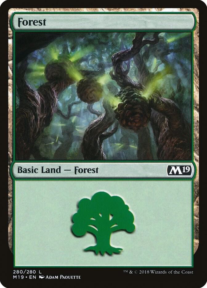 Forest 280 (Core Set 2019)  | Good Games Adelaide SA