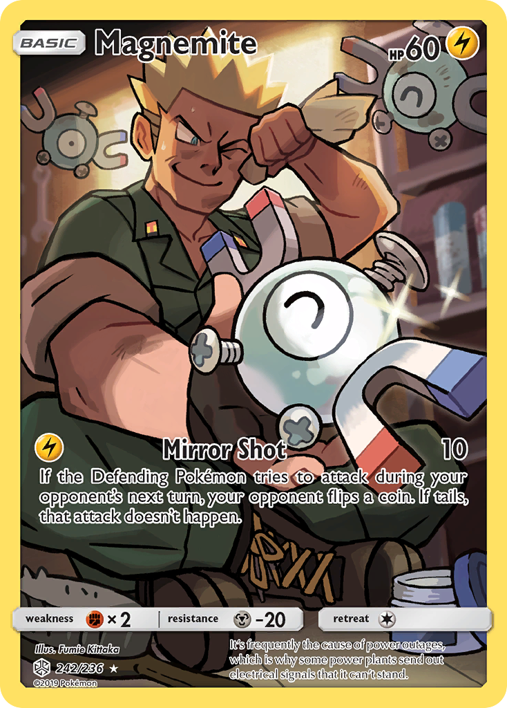 Magnemite (242/236) [Sun & Moon: Cosmic Eclipse] | Good Games Adelaide SA