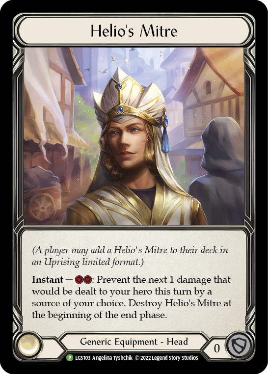 Helio's Mitre [LGS103] (Promo)  Rainbow Foil | Good Games Adelaide SA