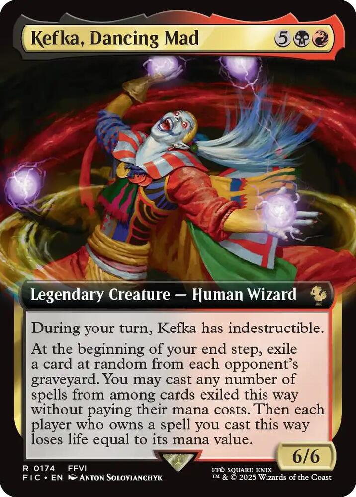 Kefka, Dancing Mad 174 (Commander: FINAL FANTASY)  - Foil | Good Games Adelaide SA