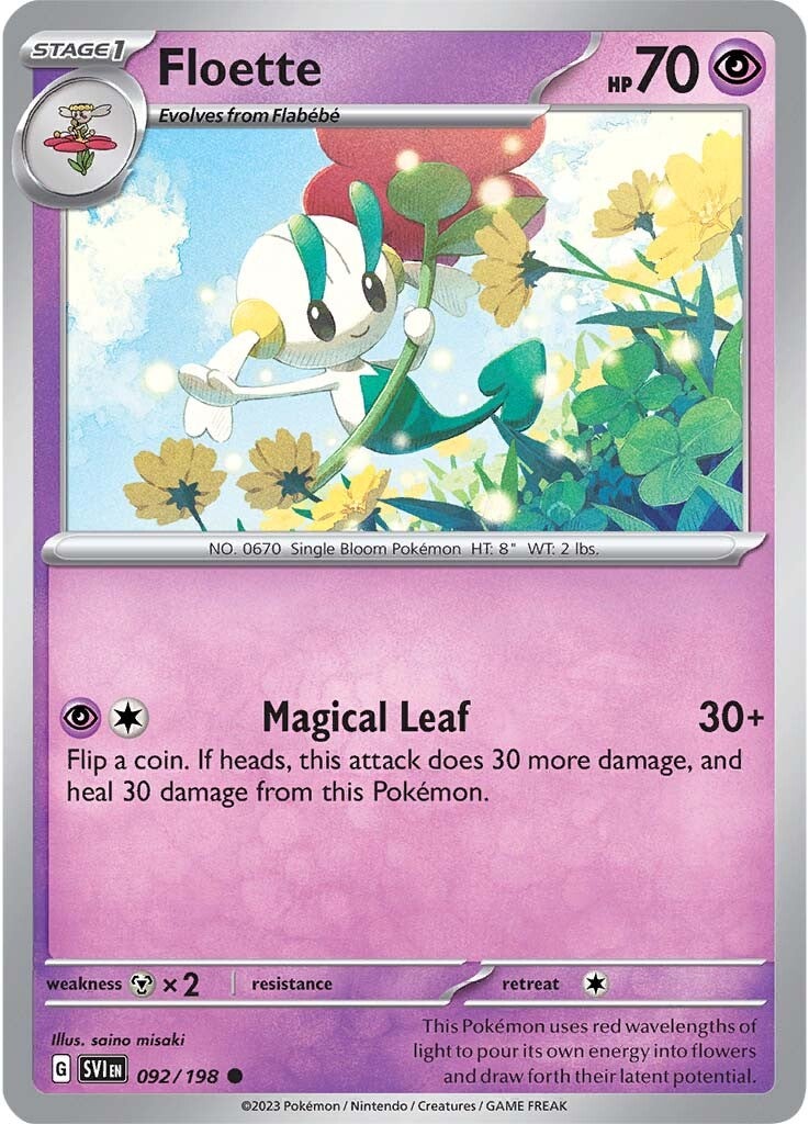 Floette (092/198) [Scarlet & Violet: Base Set] | Good Games Adelaide SA