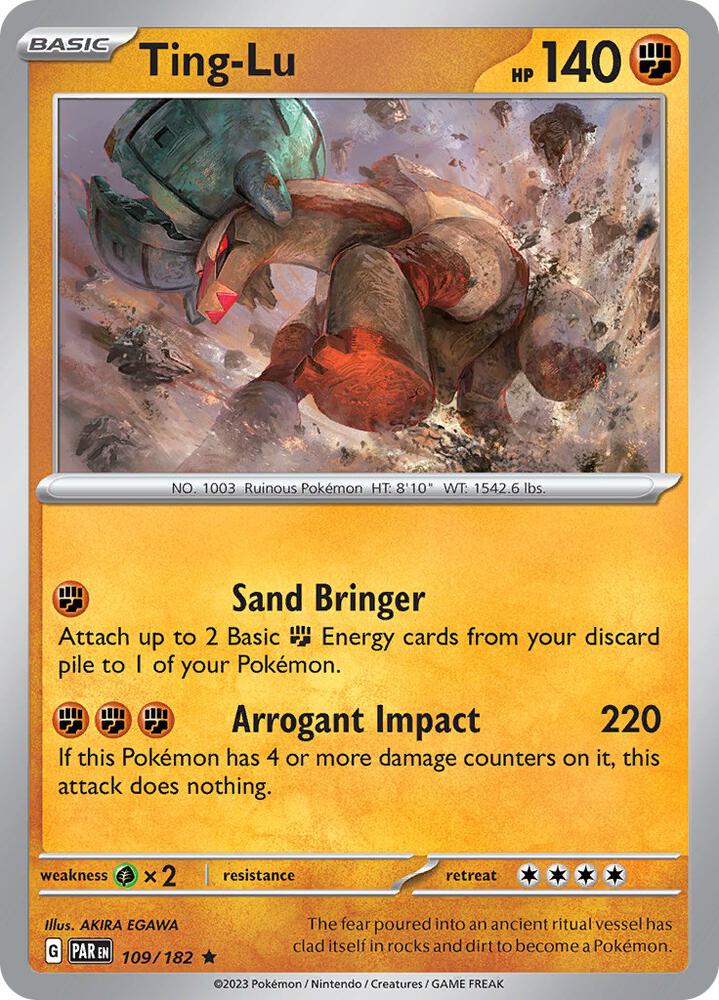 Ting Lu 109/182 (SV04: Paradox Rift)  - Holofoil | Good Games Adelaide SA