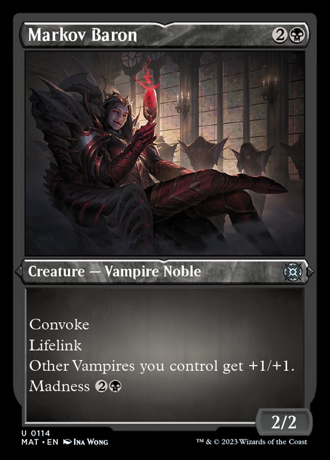Markov Baron (Foil Etched) [March of the Machine: The Aftermath] | Good Games Adelaide SA