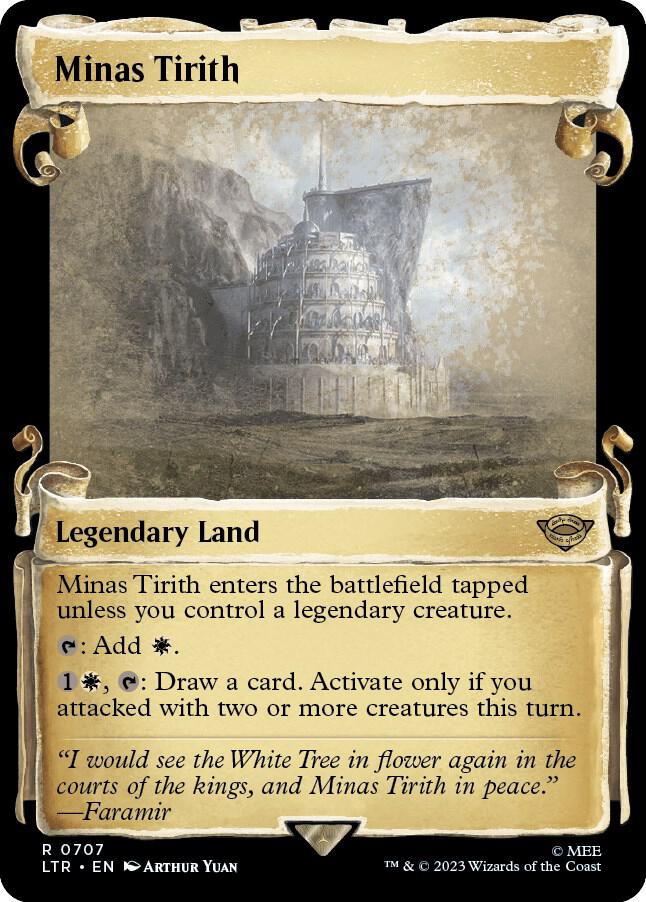 Minas Tirith 707 (Universes Beyond: The Lord of the Rings: Tales of Middle-earth)  - Showcase Scroll Foil | Good Games Adelaide SA