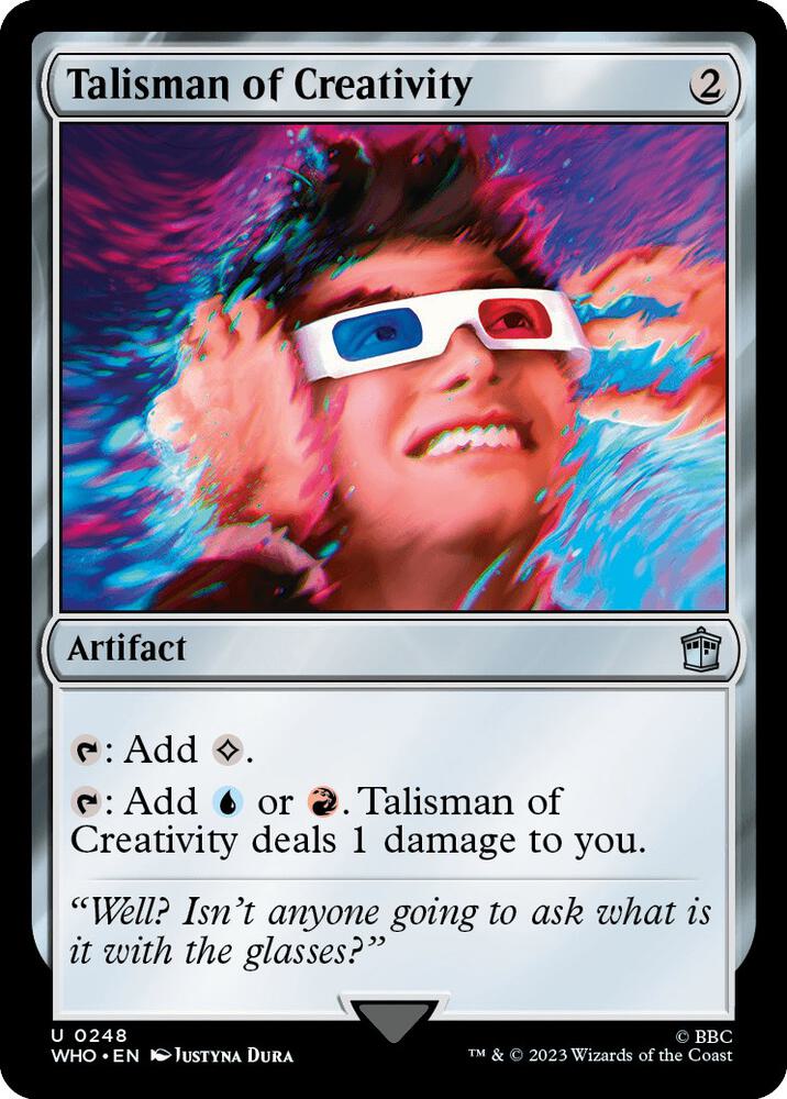 Talisman of Creativity 248 (Universes Beyond: Doctor Who)  - Foil | Good Games Adelaide SA