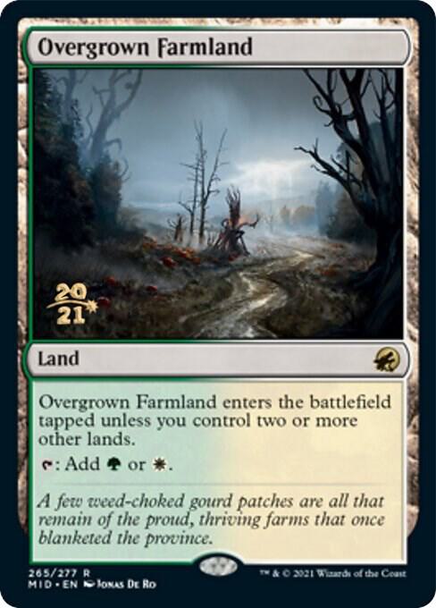 Overgrown Farmland 265 (Prerelease Cards)  - Foil | Good Games Adelaide SA