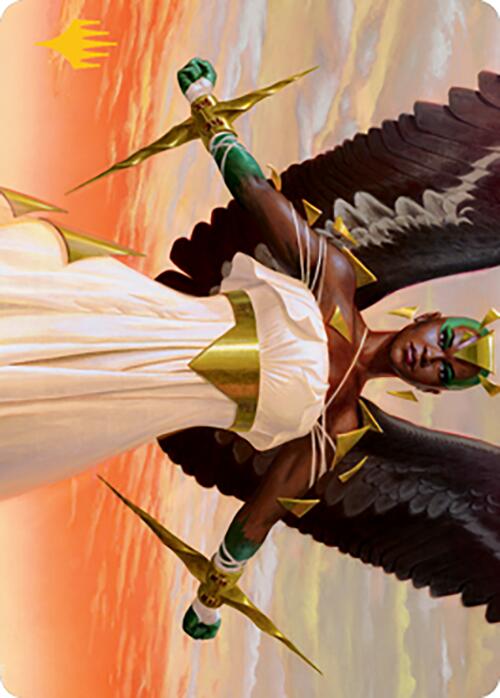 Glorious Enforcer Art Card (Gold-Stamped Signature) [Modern Horizons 2 Art Series] | Good Games Adelaide SA