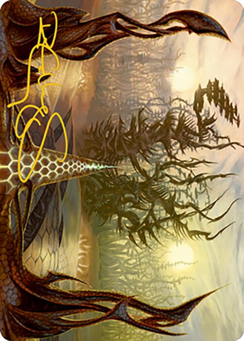 Thornglint Bridge Art Card (Gold-Stamped Signature) [Modern Horizons 2 Art Series] | Good Games Adelaide SA