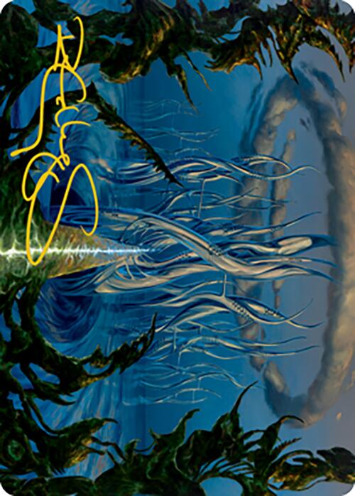 Tanglepool Bridge Art Card (Gold-Stamped Signature) [Modern Horizons 2 Art Series] | Good Games Adelaide SA