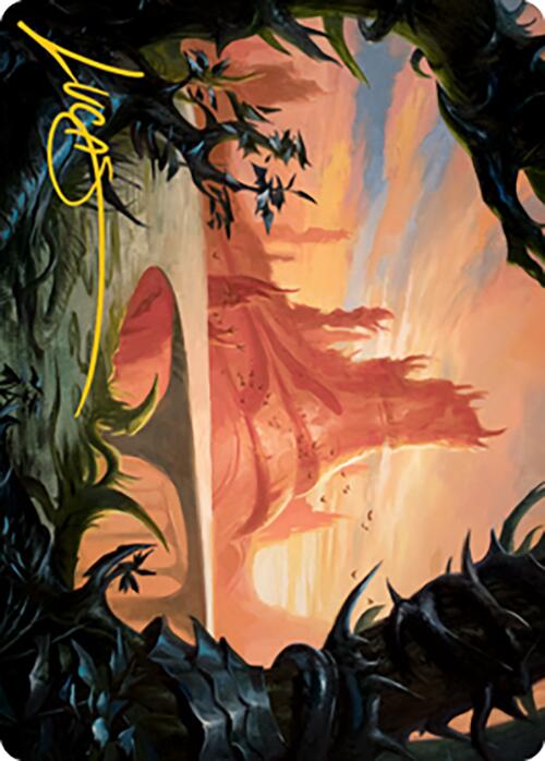 Slagwoods Bridge Art Card (Gold-Stamped Signature) [Modern Horizons 2 Art Series] | Good Games Adelaide SA