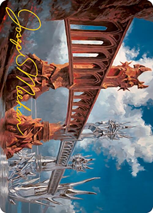 Silverbluff Bridge Art Card (Gold-Stamped Signature) [Modern Horizons 2 Art Series] | Good Games Adelaide SA