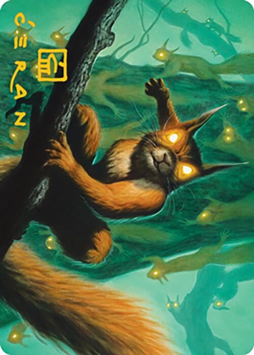 Chatterstorm Art Card (Gold-Stamped Signature) [Modern Horizons 2 Art Series] | Good Games Adelaide SA