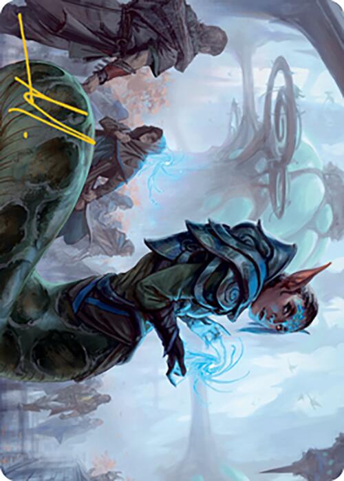 Lonis, Cryptozoologist Art Card (Gold-Stamped Signature) [Modern Horizons 2 Art Series] | Good Games Adelaide SA